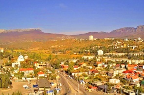 Panorama de la ville. Webcams Alushta