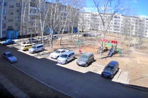 Cour de la maison 437. Webcams de Krasnokamensk