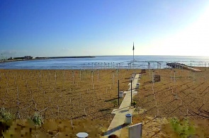 Vue sur la plage. Webcams Pescara