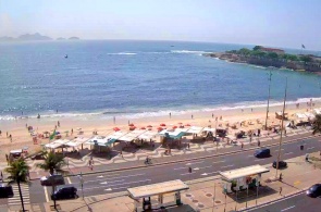 Plage de Copacabana. Angle 3. Webcams en ligne de Rio de Janeiro