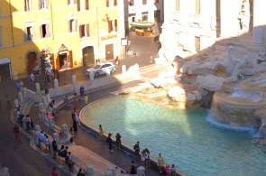 Fontaine de Trevi. Webcams de Rome en ligne