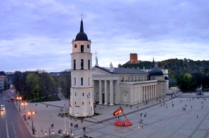 Place de la Cathédrale. Webcams Vilnius