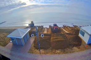 Plage centrale. Jesolo webcams en ligne