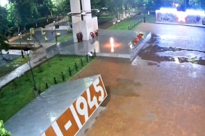 Flamme éternelle à la gare. Webcams de Georgievsk en ligne.