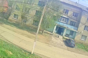 Rue Chekmareva. Angle 2. Webcams de Baymak en ligne.