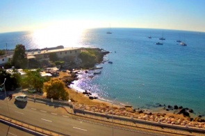 Vue du port de Zephyros. Webcams en ligne pour Rhodes