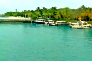 Port d'Amilla Fushi. webcams des Maldives