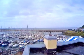 Vue vers l'est depuis le Howth Yacht Club. Webcams de Dublin