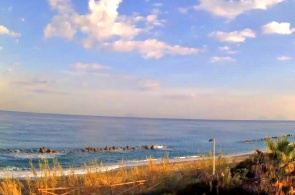 Plage de Capo d'Orlando. Messine webcams en ligne