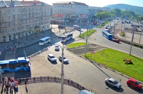 Place de la Gare. Webcams de Novokouznetsk