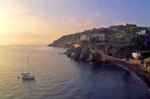 Vue sur la côte. Webcams en direct Lipari