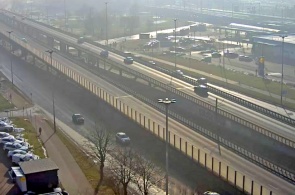 Passage supérieur de Kaliskaya. Webcams en ligne pour Lodz