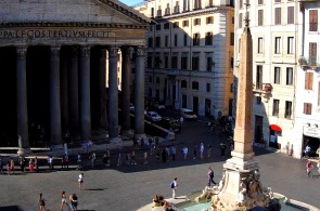 Panthéon romain. Webcams de Rome en ligne