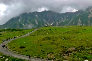 Mont Tateyama. Webcams en ligne pour Tokyo