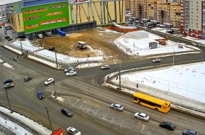 Carrefour de Volgogradskaya et Korolenko. Webcams Saransk