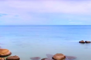 La plage de l'hôtel Crystal Bay Beach Resort. Webcams Koh Samui