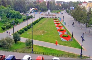 Place Novosobornaïa. Webcams en ligne pour Tomsk