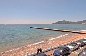 Plage de Thalès. Cannes webcams en ligne