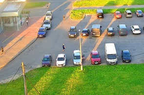 Parking près de l'autoroute Strelnitskoye, 4. Webcams de Krasnoye Selo