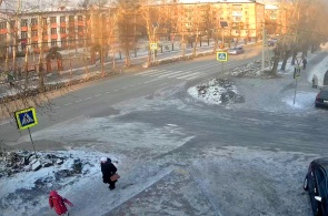 Carrefour de Krasnoarmeyskaya et Chekhova. Webcams en ligne à Kyzyl