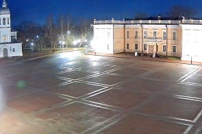 Cathédrale. Place du Kremlin. Webcams de Vologda