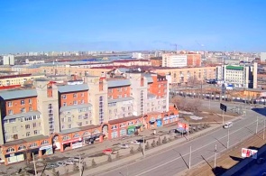 Carrefour de Joukov et Maslennikov. Webcams d'Omsk