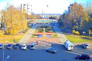 Place de la Victoire. webcams de Mélitopol