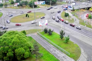 L'intersection des rues de Konev - Mozhaisky. Webcams Vologda
