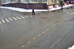 Intersection de Pod'yacheva et Surovtsovsky proezd. Webcams Yakhroma en ligne