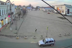 Place centrale de Shuya. Webcams Ivanovo