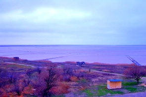 Lac rose. Webcams Genichesk