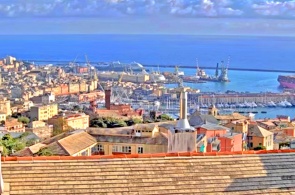 Port de Gênes. Webcams en ligne