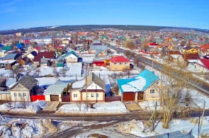 Carrefour de Proletarskaya et Verkhnyaya. Webcams Mozhga en ligne