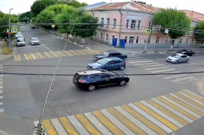 Carrefour des rues Gorky - Svoboda. Webcams Riazan
