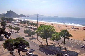 Plage de Copacabana. Angle 2. Webcams en ligne de Rio de Janeiro