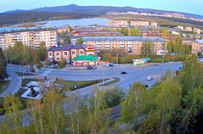 Carrefour de Gagarine et Taganayskaya. Webcams de Zlatooust