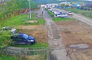 Rue Chekmareva. Webcams de Baymak en ligne.