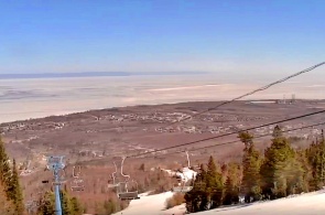 Mont Sobolinaïa. Vue depuis le café, 900 m. webcams de Baïkalsk