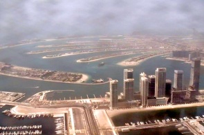 Vue panoramique sur la Tour Princesse. Webcams de Dubaï