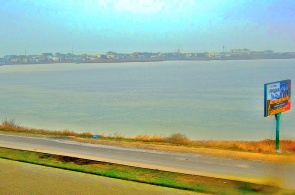 Vue panoramique de Fedotova Kos. webcams Kirillovka