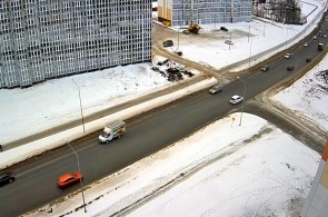Carrefour de l'autoroute du sud-ouest avec la rue Kotovskogo. Webcams Saransk