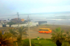 Plage de Huanchaco. Vue sur la plage de Sunkela. Webcams en direct Trujillo en ligne