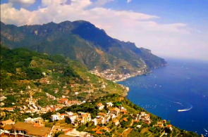 Ravello - Côte Amalfitaine. Webcams Salerne en ligne