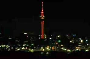 Horizon de la ville de voiles. Auckland webcams