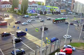 Carrefour des rues Frunze et 9 avril. Webcam Kaliningrad