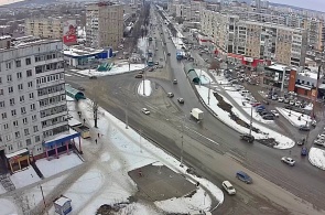 Carrefour rue. Kirov - Avenue de l'Amitié. Webcams Novokouznetsk