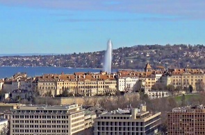 Panorama de la ville. Webcams de Genève