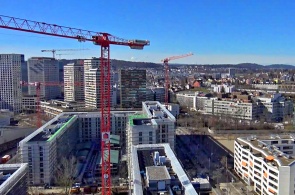 Panorama de la ville. Webcams de Zurich