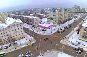 Carrefour de Sovetskaya Chichkanov. Webcams pour Tambov