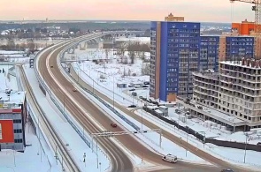 Pont sur la Volga. Webcams Doubna